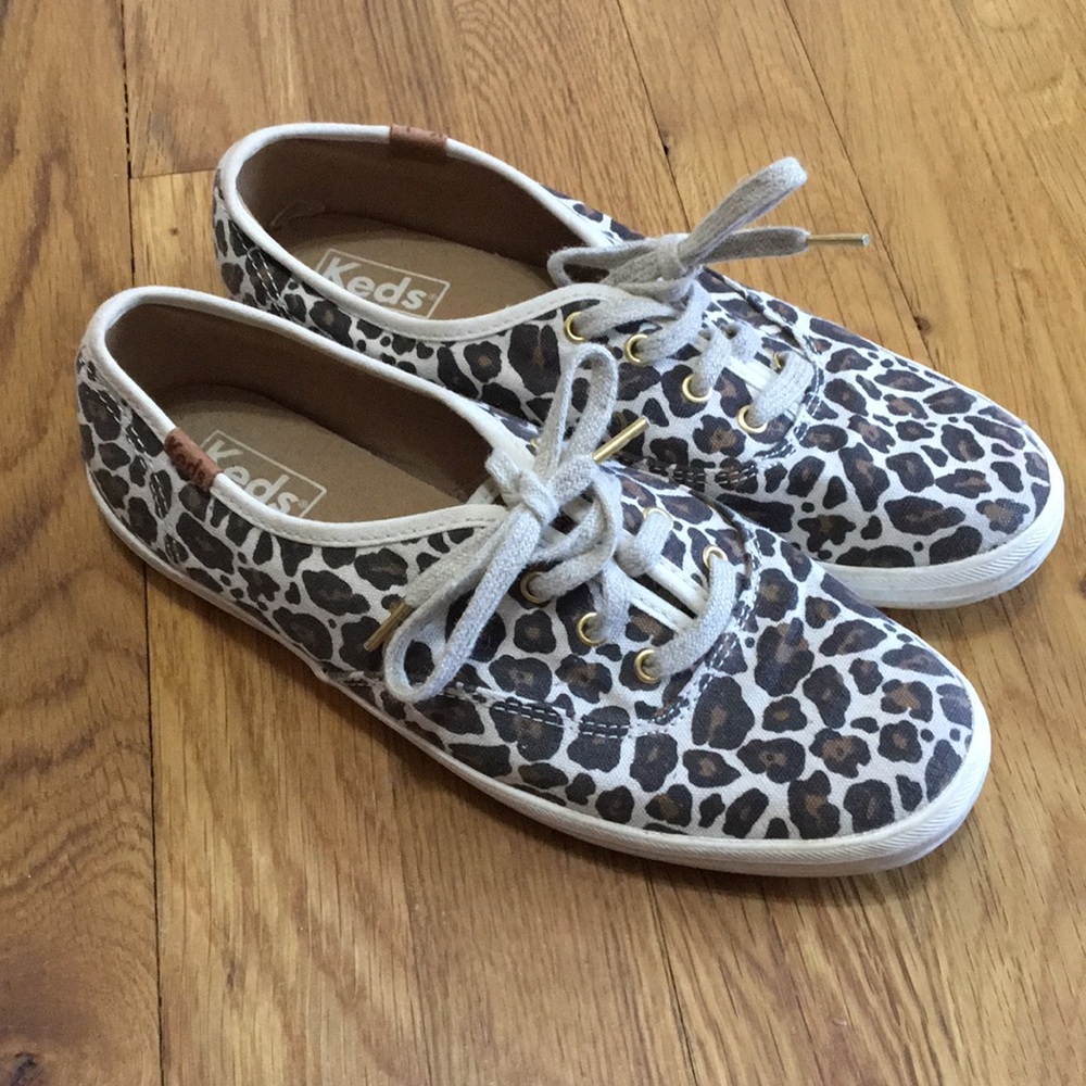 Leopard print keds